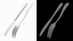 Table Dinner Knife and Fork Generic Cutlery