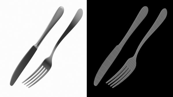 Table Dinner Knife and Fork Generic Cutlery