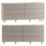 Tejons 4 Chest of drawers Tejons 4 Diamond Grafit