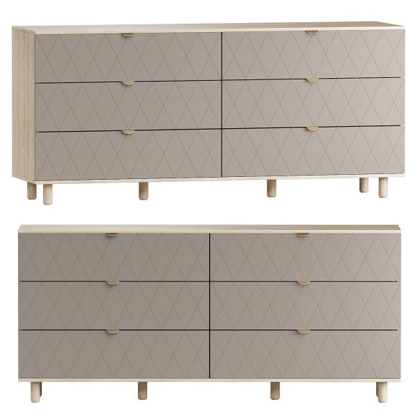 Tejons 4 Chest of drawers Tejons 4 Diamond Grafit