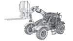 Telescopic Telehandler Forklift