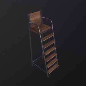 Tennis chair 3D Model