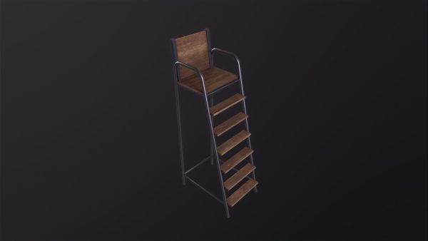 Tennis chair 3D Model