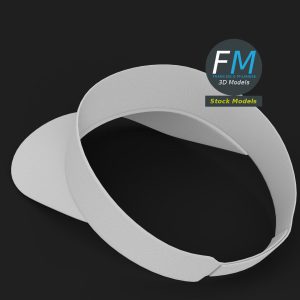 tennis-hat-3d-model-obj-fbx-blend-pdf