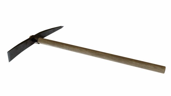 The pick wooden axe