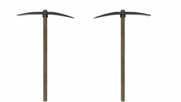 The pick wooden axe