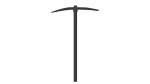 The pick wooden axe