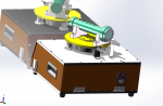 The rotating work platform