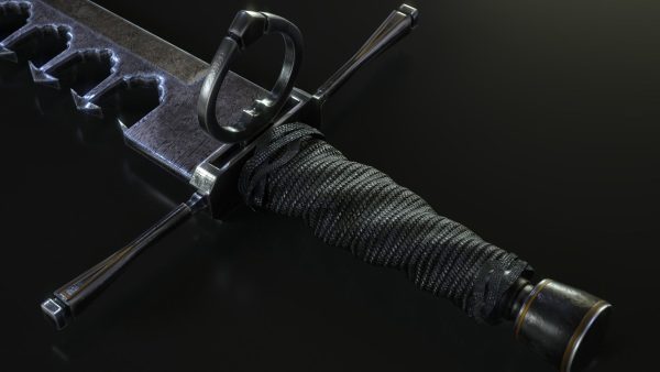 THE SWOARD-BREAKER Low-poly 3D model