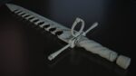 THE SWOARD-BREAKER Low-poly 3D model