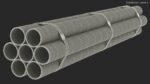 Thick Plastic Pipes Bundle 2 Meters