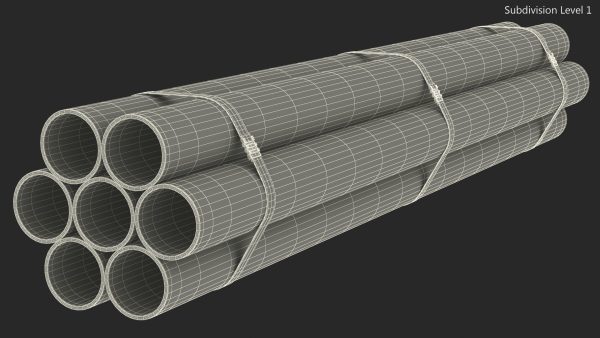 Thick Plastic Pipes Bundle 2 Meters