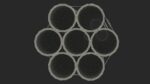 Thick Plastic Pipes Bundle 2 Meters