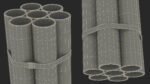Thick Plastic Pipes Bundle 2 Meters