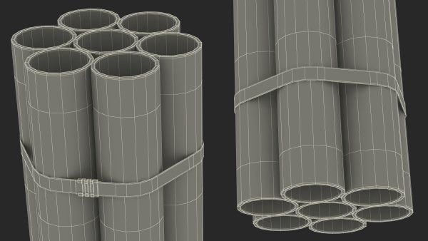 Thick Plastic Pipes Bundle 2 Meters