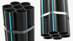 Thick Plastic Pipes Bundle 2 Meters