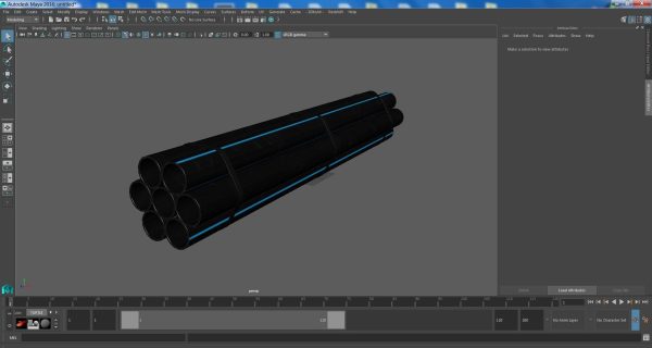 Thick Plastic Pipes Bundle 2 Meters