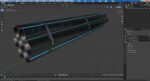 Thick Plastic Pipes Bundle 2 Meters