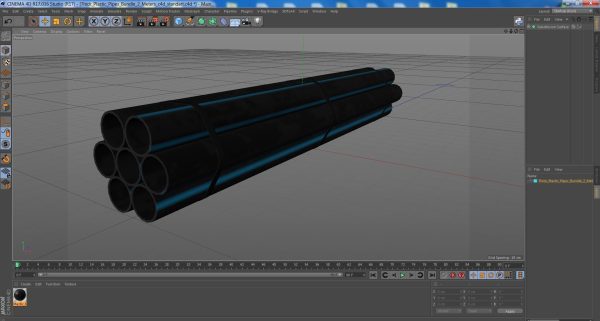 Thick Plastic Pipes Bundle 2 Meters