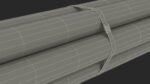 Thick Plastic Pipes Bundle 2 Meters