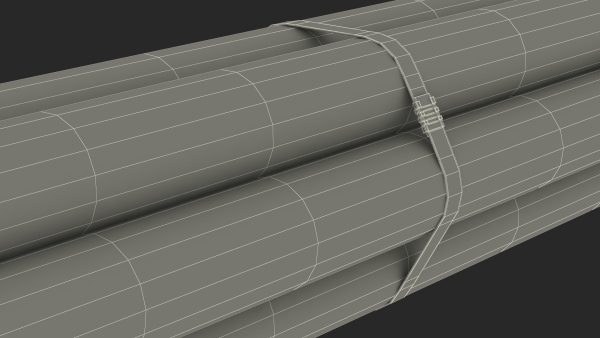 Thick Plastic Pipes Bundle 2 Meters