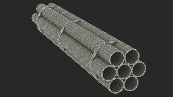 Thick Plastic Pipes Bundle 2 Meters