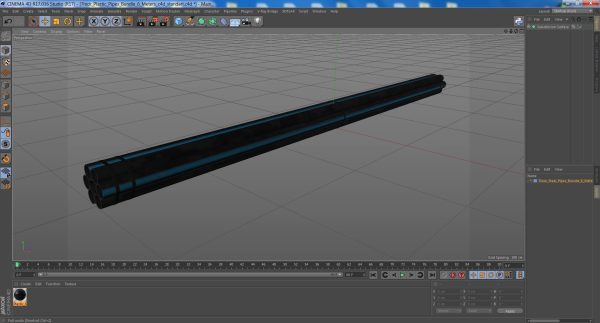 Thick Plastic Pipes Bundle 6 Meters