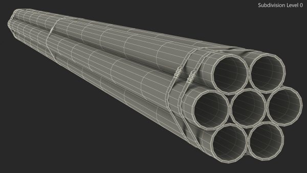 Thick Plastic Pipes Bundle 6 Meters