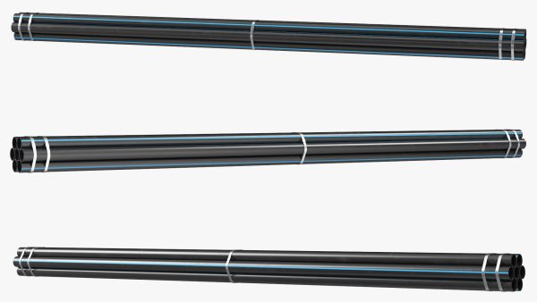 Thick Plastic Pipes Bundle 6 Meters