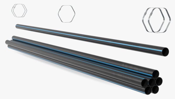 Thick Plastic Pipes Bundle 6 Meters