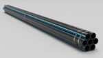 Thick Plastic Pipes Bundle 6 Meters