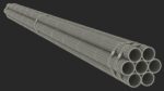 Thick Plastic Pipes Bundle 6 Meters