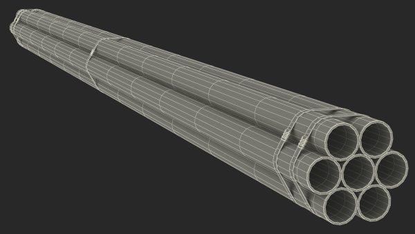 Thick Plastic Pipes Bundle 6 Meters