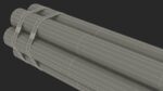 Thick Plastic Pipes Bundle 6 Meters