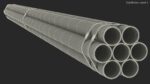 Thick Plastic Pipes Bundle 6 Meters