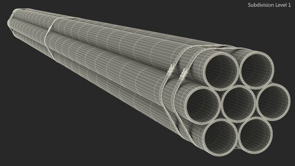 Thick Plastic Pipes Bundle 6 Meters
