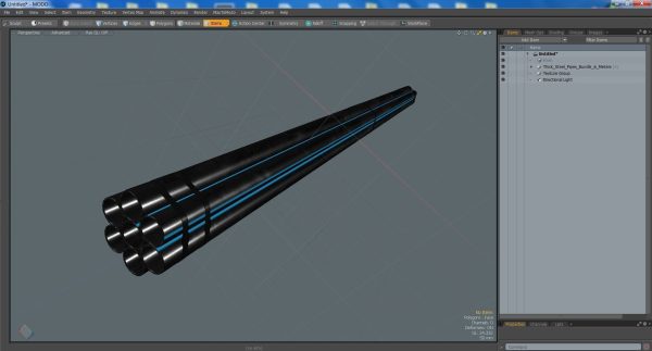 Thick Plastic Pipes Bundle 6 Meters