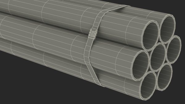 Thick Steel Pipes Bundle 2 Meters