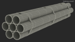 Thick Steel Pipes Bundle 2 Meters