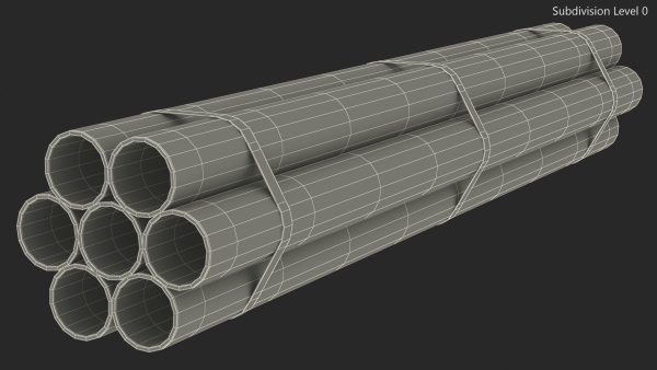 Thick Steel Pipes Bundle 2 Meters