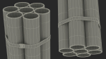 Thick Steel Pipes Bundle 2 Meters