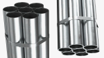 Thick Steel Pipes Bundle 2 Meters