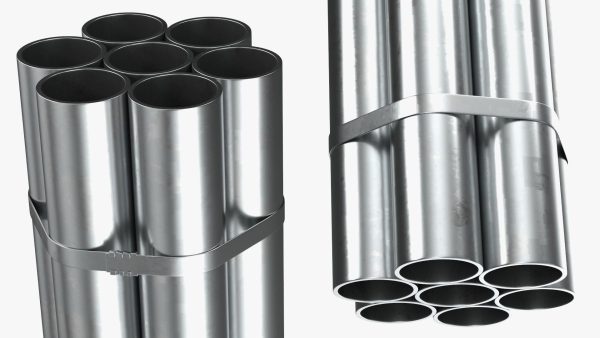 Thick Steel Pipes Bundle 2 Meters