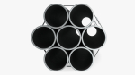 Thick Steel Pipes Bundle 2 Meters