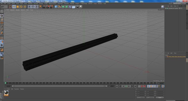 Thick Steel Pipes Bundle 6 Meters