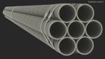 Thick Steel Pipes Bundle 6 Meters