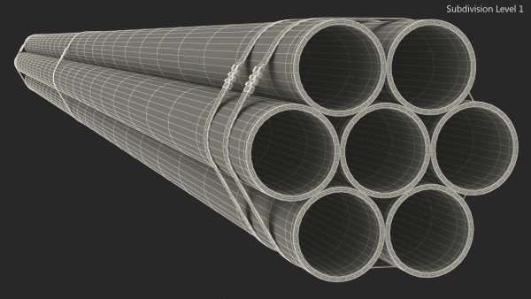 Thick Steel Pipes Bundle 6 Meters