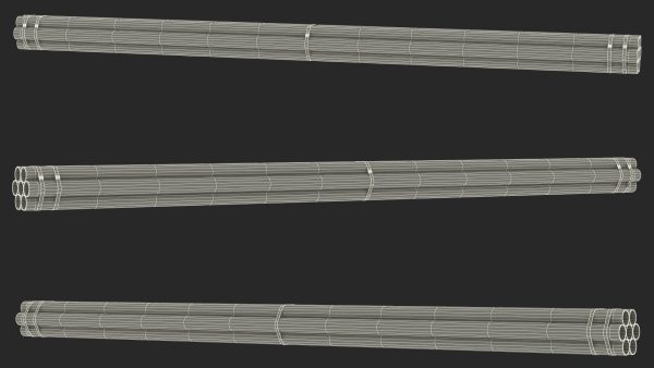 Thick Steel Pipes Bundle 6 Meters