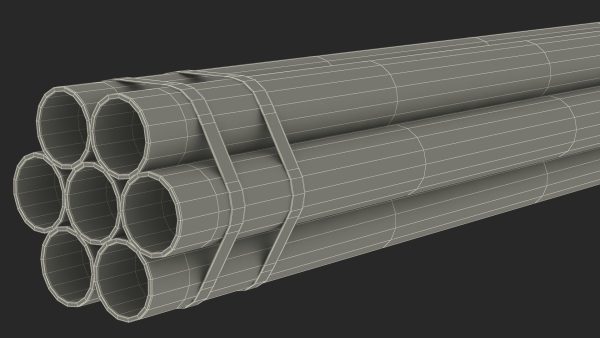 Thick Steel Pipes Bundle 6 Meters