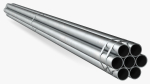 Thick Steel Pipes Bundle 6 Meters
